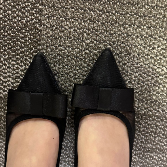 🖤Black bow mesh pumps🖤 - Picture 5 of 11